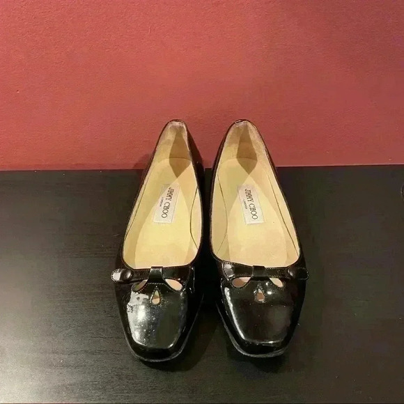 Jimmy Choo Patent Leather Ballet Flats - Picture 3 of 8